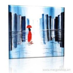 Pictura pe canvas, Lady in red nr.3