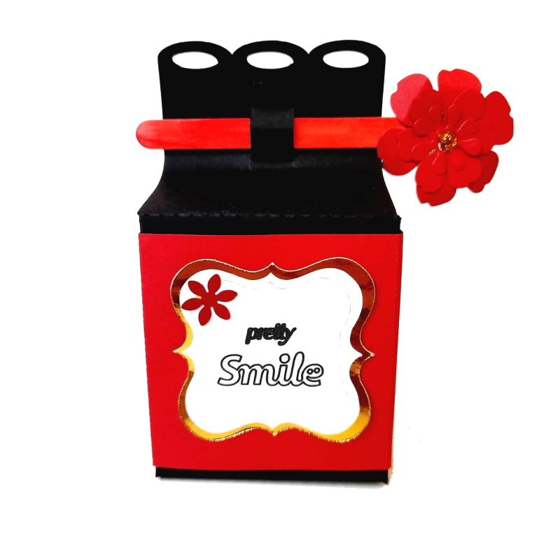 SET 10 BUC, CUTIE CADOU PRETTY BLACK, DIN CARTON, 15.5 X 7 x 7 cm