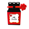 SET 10 BUC, CUTIE CADOU PRETTY BLACK, DIN CARTON, 15.5 X 7 x 7 cm