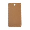 Set 50 buc, Carton pentru martisor, natur, cu rama si agatatoare snur, 9x5 cm