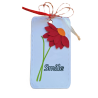 Set 25 buc, Tag, eticheta ornamentala Smile, 5x9 cm