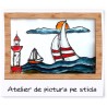 Atelier de pictura pe sticla cu vopsea de vitraliu