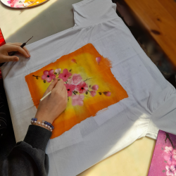 Atelier de pictura pe tricou pentru angajati in companii