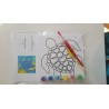 Kit creativ „Petrecerea pisicilor”, pictura in acrilic, pentru incepatori, panza 20x20 cm, creat manual in Atelierele lui Margot