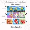 Atelier in acrilic pe set- 3 panze cartonate 12x12 cm