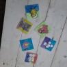Atelier in acrilic pe set- 3 panze cartonate 12x12 cm
