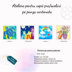 Atelier in acrilic pe panza...